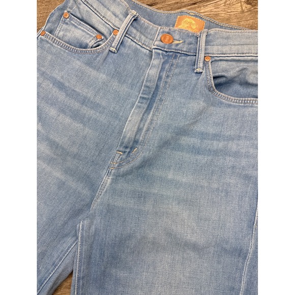 MOTHER Denim Flare Jeans Light Wash High Rise Bell Bottom Women's Size 25